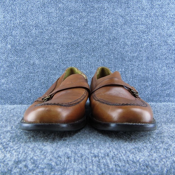 Bostonian Men Loafer Shoes Brown Leather Slip On Size 10 Medium - Picture 2 of 10